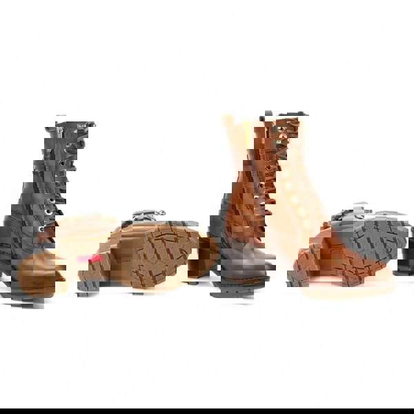 Pikolinos Llanes - Women’s Brandy Brown Leather Mid-Heel Ankle Boots