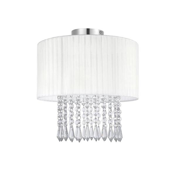 COSYLYTE Winni Modern Beaded Voile Cream Ceiling Light - Cream