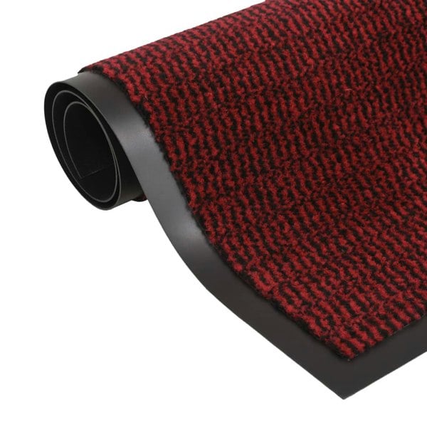 Berkfield Dust Control Mat Rectangular Tufted 80x120 cm Red
