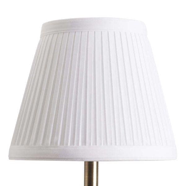 Pagazzi Lighting Giona Antique Brass & White Wall Light