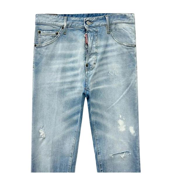DSQUARED2 Cool Guy Jean Dsetroyed Style Light Blue Jeans W30