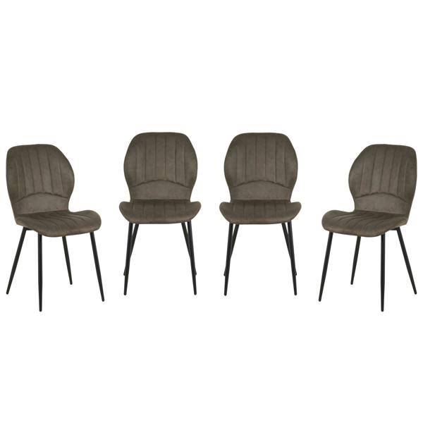 San Diego Marble Top Dining Table with Jaydn Leather Chairs - Madefor.Living