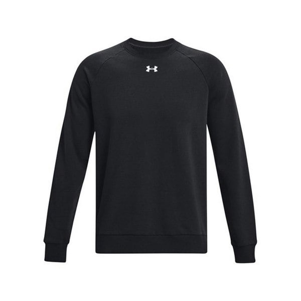 Under Armour Unisex Adult Rival Fleece Crew Neck Sweatshirt - Black/White