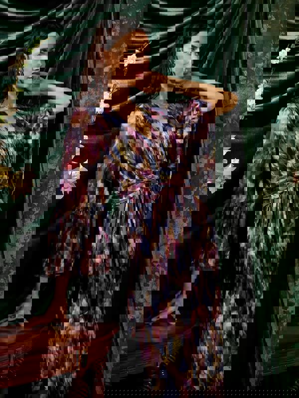 GWD Judy Floral Print Maxi Dress