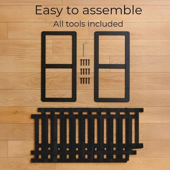 Neo Black 3-Tier Bamboo Shoe Rack Stand Natural Wooden Shoe Storage Shelf for Hallway Bedroom Bathroom