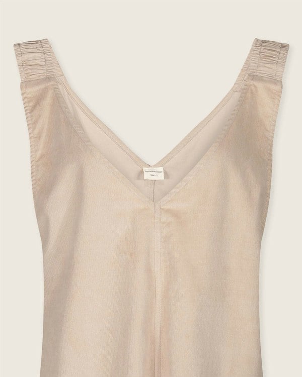 Grace Beige Wide Leg Jumpsuit- image 4