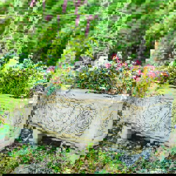 Large Bow Front Curved Decorative Trough