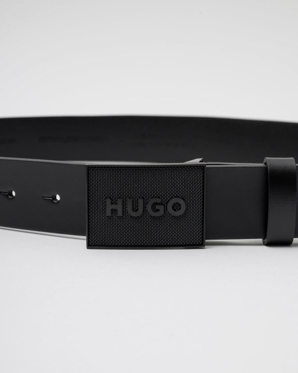 HUGO Gethon Mens Belt - Black 001
