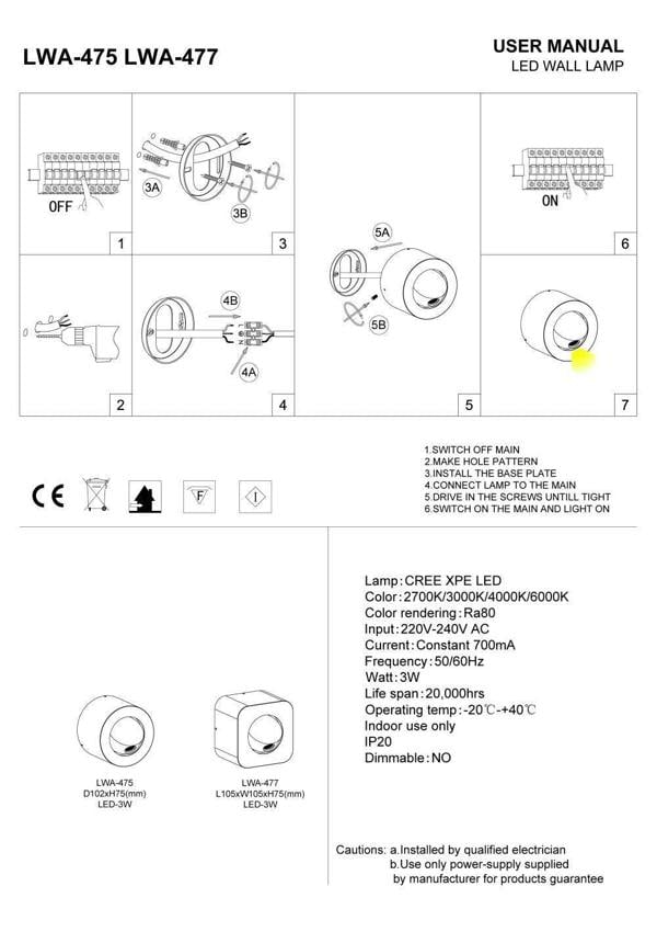 white bedside lamp for reading installation instructions