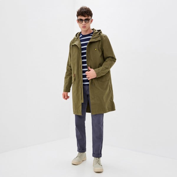 Lyle & Scott Fishtail Parka Coat - Green