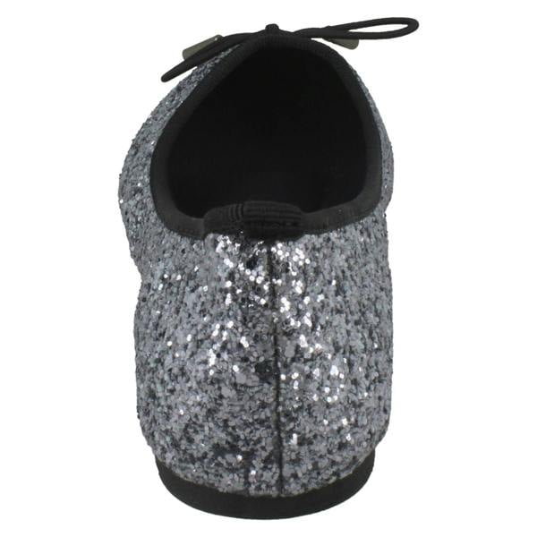 Anne Michelle Ladies Anne Michelle Glittery Ballerina Shoes