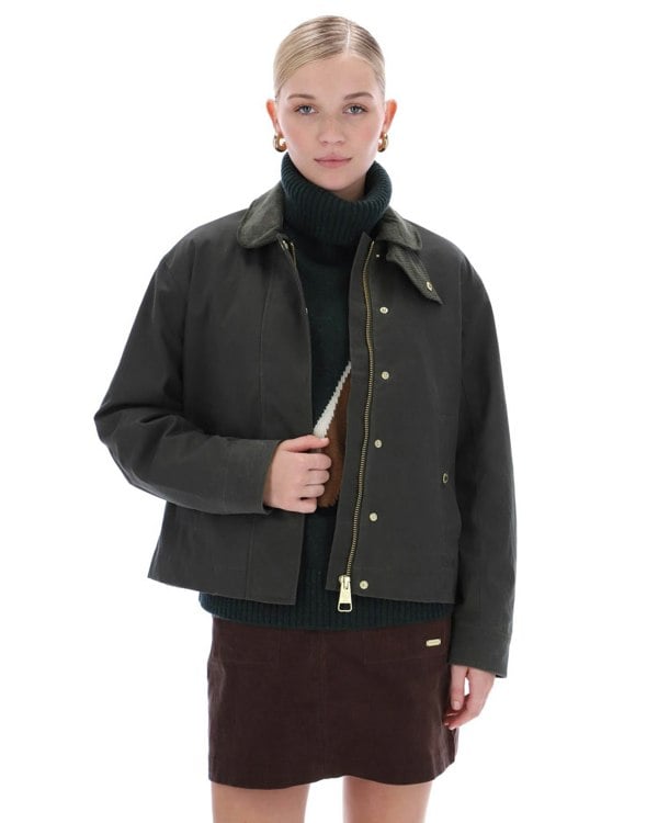 Hunter Leith Womens Waxed Jacket - Kambaba