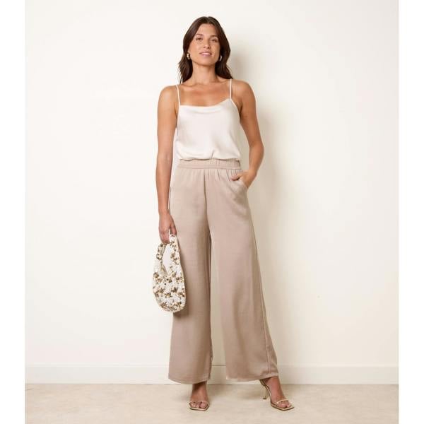 Blue Vanilla High Waist Wide Leg Trousers