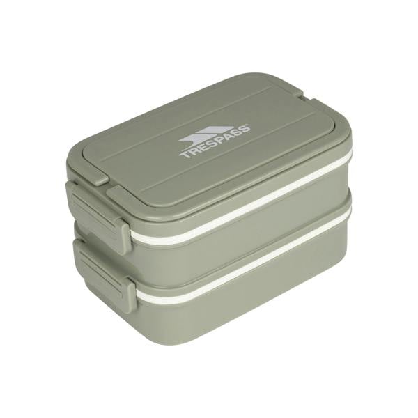 Trespass Bento Lunch Box - Dark Olive - 
