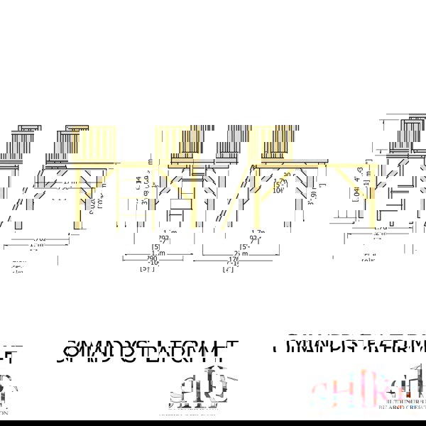 Shire Command Post on Platform 6x4 Childrens Playhouse with 12mm Shiplap cladding - Best Shed