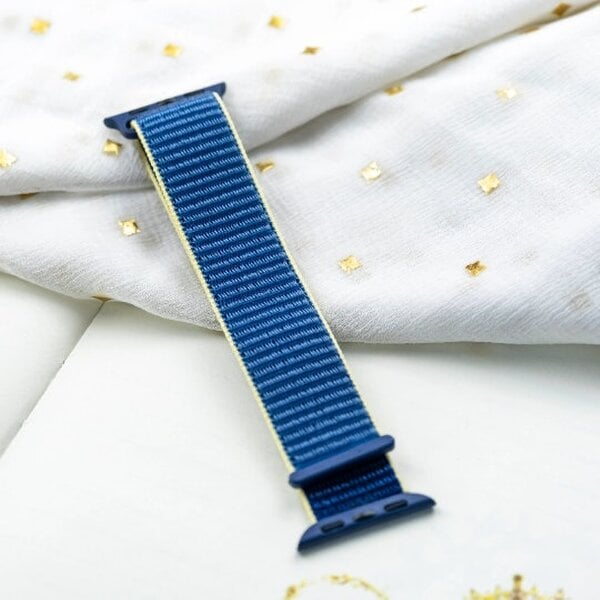 The Colourful Aura Apple Iwatch Watch Colourful Nylon Strap Band For Series 7 6 5 4 3 2 & SE