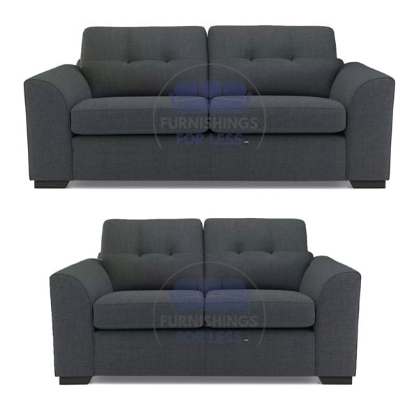 Esti Grey Fabric Sofa Suite
