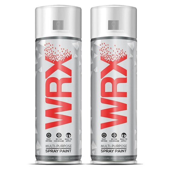 WRX 2X WRX Diamond Black Spray Paints 400ml
