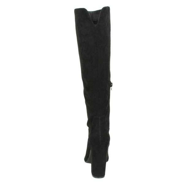 Anne Michelle Ladies Anne Michelle Chunky Block Heel Knee High Boots