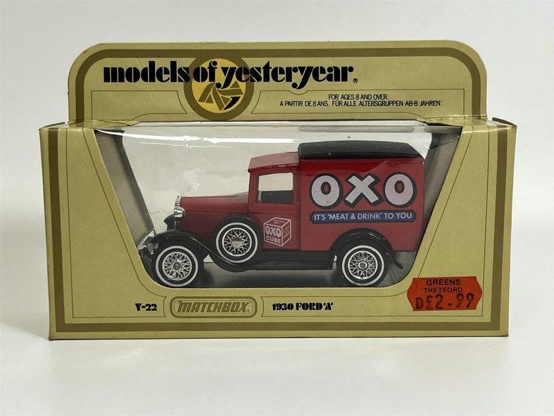 MCSlots 1930 Ford A Oxo Cube Matchbox Y22 S1