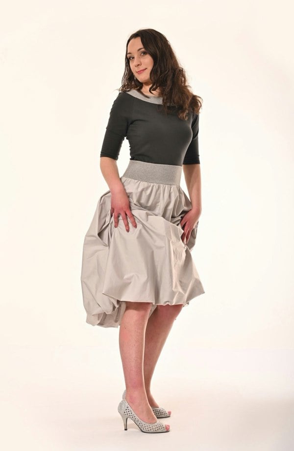 Frock Tales Enoki Puffball Skirt - Dove Grey