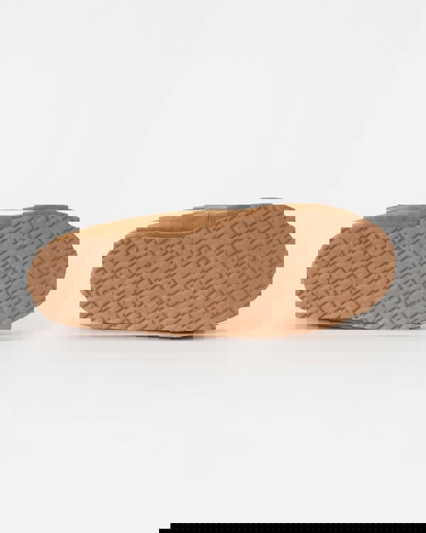 Tommy Hilfiger Suede Hilfiger Mens Driver House Shoes - Desert Khaki