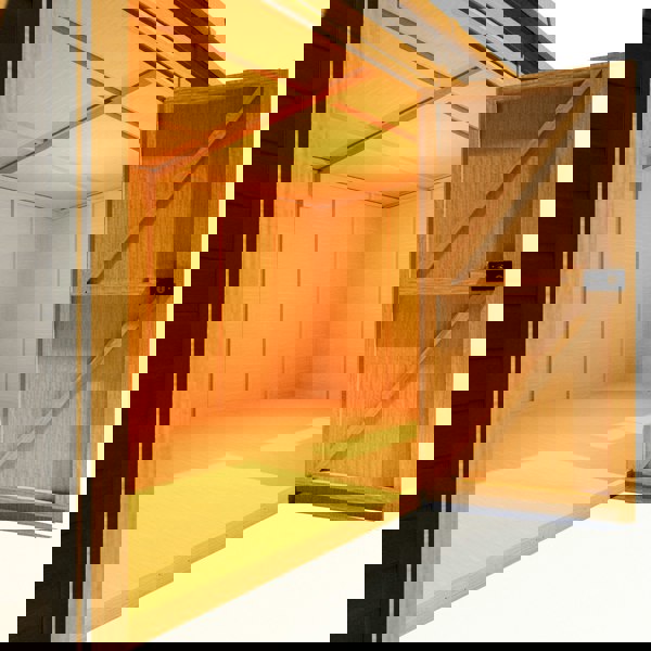 Shire Ranger 12x8 Double Door Premium Pent interlock Shiplap Shed - Best Shed