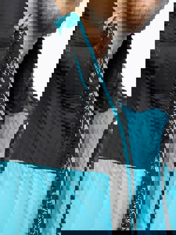 Crosshatch Chemerley Hooded Jacket Turquoise