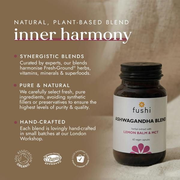 Fushi Wellbeing Ashwagandha with Vegan MCT Extract