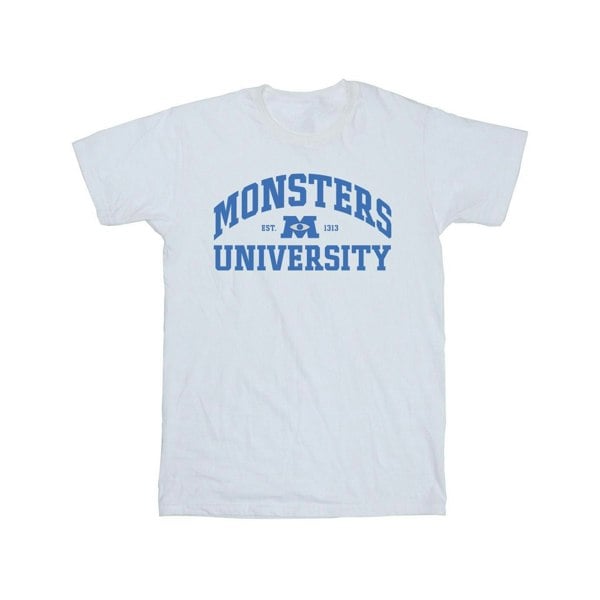 Disney Mens Monsters University Logo T-Shirt - White