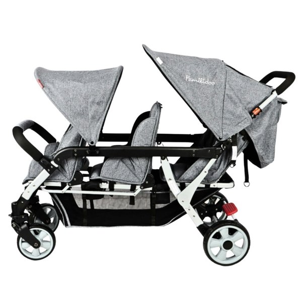 Familidoo Triple Stoller side view