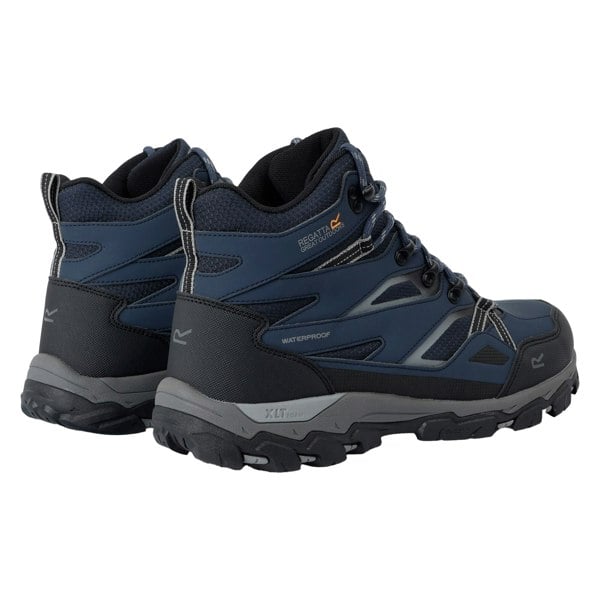 Regatta Mens Holcombe III Walking Boots - Navy/Dark Steel