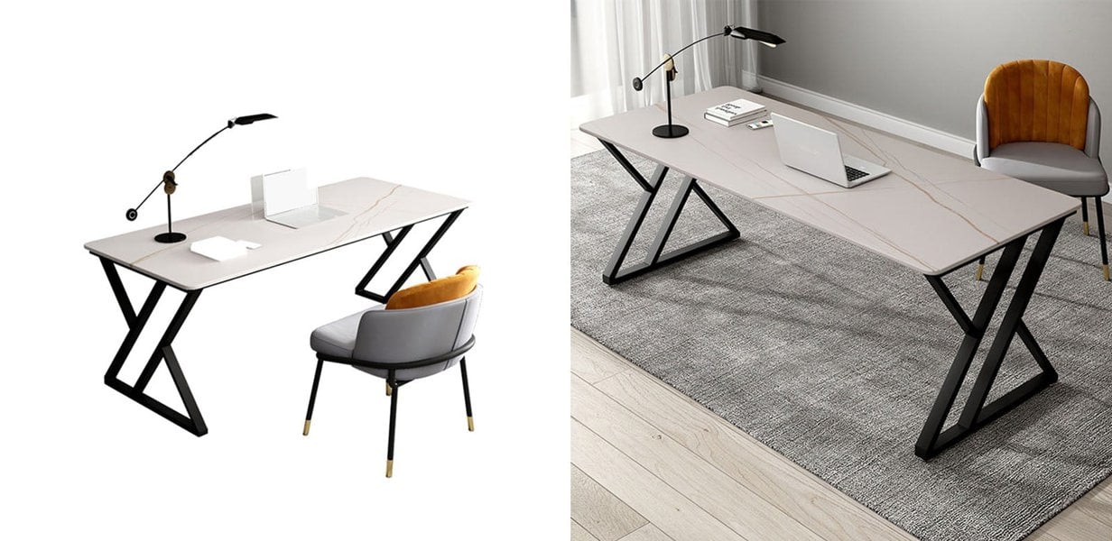 Simon Office Desk, Sintered Stone-Ritconcept-Rit Concept