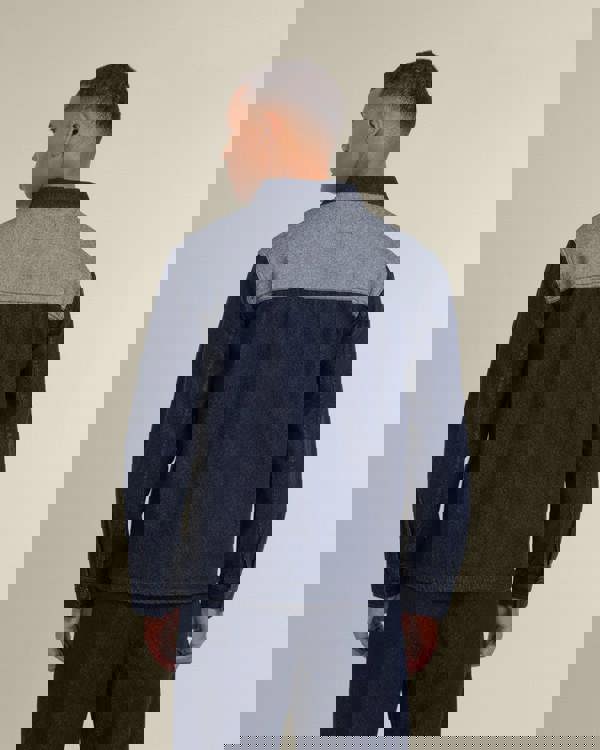 Larsson & Co Saksild - Patchwork Denim Overshirt