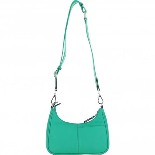 Ashwood 'Bella Toscana' Real Leather Crossbody Bag with Webbing Strap: 64296