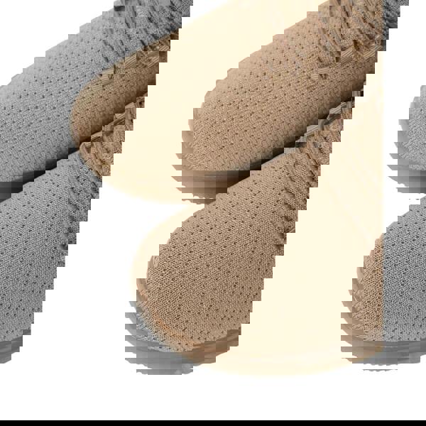 Crosshatch Mens Matfen Flyknit Trainers - Sand - 