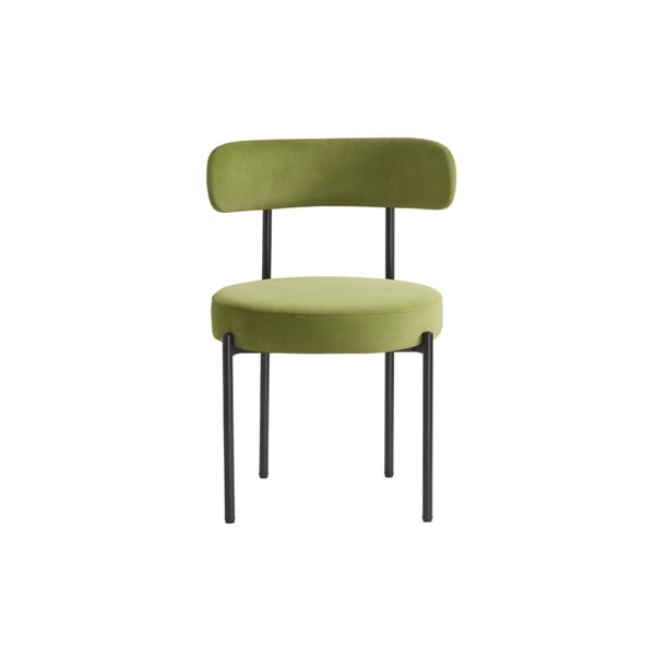 Flora Dining Chair - Olive Velvet