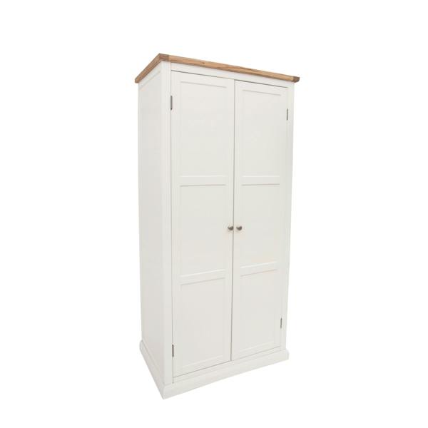 Cabinet Bits Cosenza 2 Door Wardrobe Chrome Knob