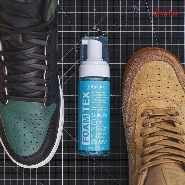 Angelus Foam Tex Kit - Complete Cleaning System for Delicate Materials