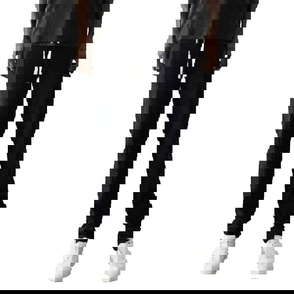 Fiftyfive Mens Verlus Straight Leg Jogging Bottoms - Black