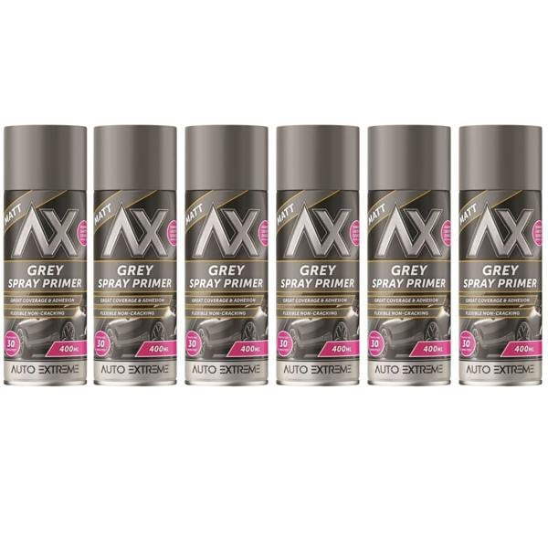 Auto Extreme 6X Auto Extreme Grey Primer Spray 400ml
