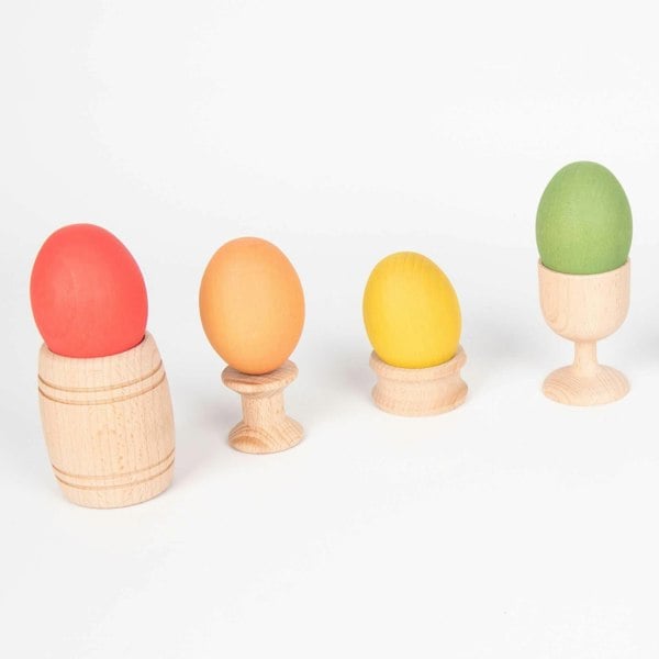 tickit Rainbow Wooden Eggs