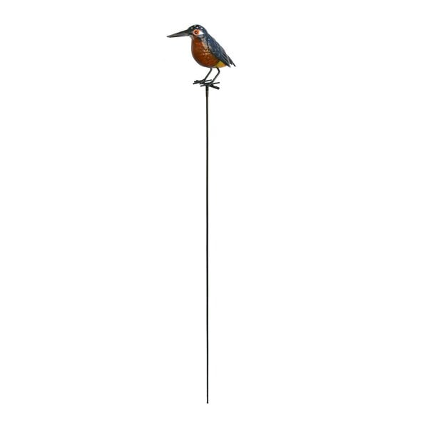 EDH Door Hardware Large Metal Kingfisher on Stake
