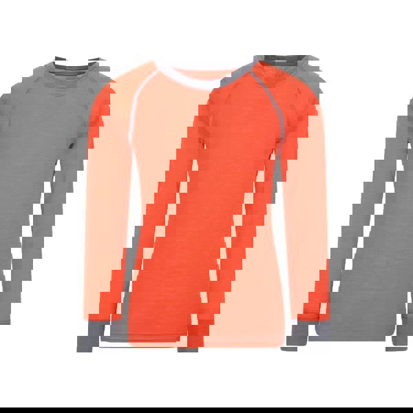 Mountain Warehouse Childrens/Kids Merino II Round Neck Base Layer Top - Orange