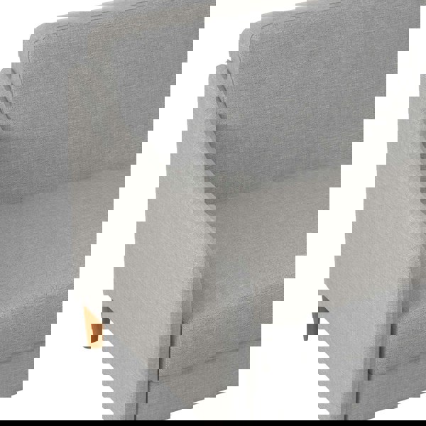 Dorel Home Jasper coil 3-seater Sofa Bed in light grey fabric