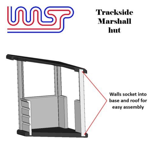 MCSlots Slot Car Marshall Hut Large Scenery Track Side Display 1:32 Scale