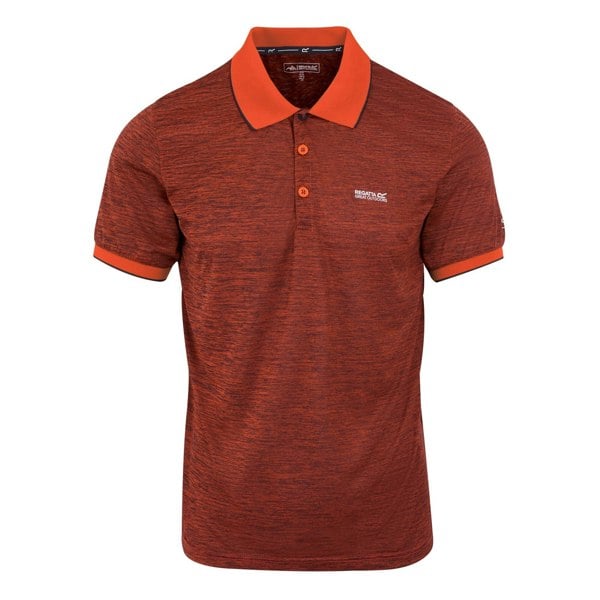 Regatta Mens Remex II Polo Shirt - Tangerine Tango