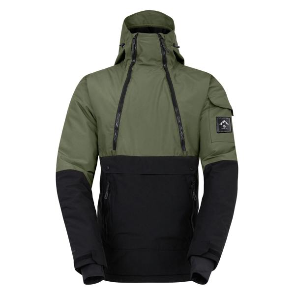 Dare 2B Mens T-Bar Overhead Ski Jacket - Olivine Green/Black - 