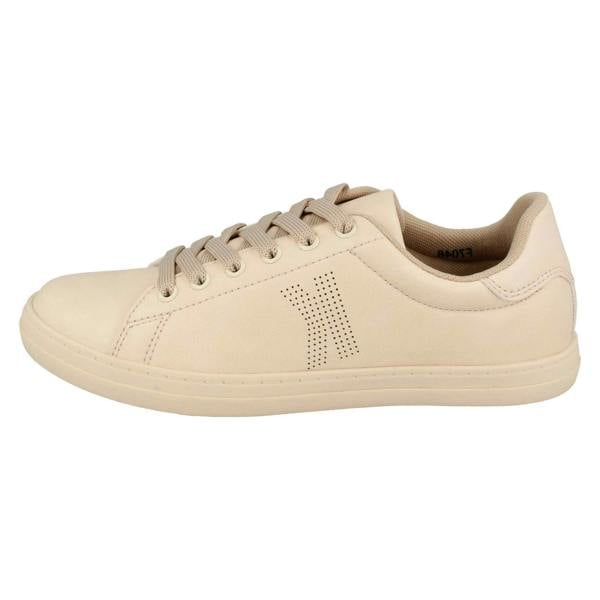 Spot On Ladies Spot On Flat Lace Up Slimline Pumps