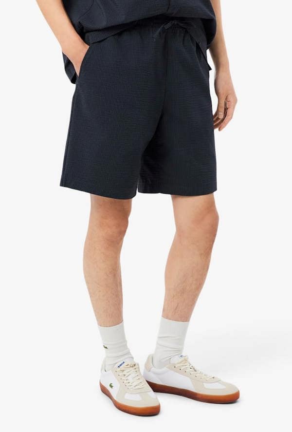 Lacoste Cotton Seersucker Shorts